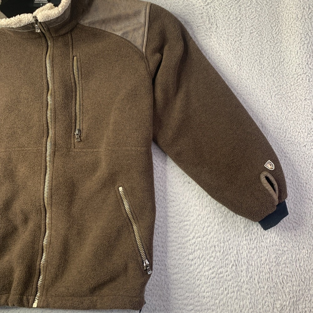 KUHL Alpenwurx Fleece Jacket Men's Dark Earth Brown - Size Small - Picture 2 of 16
